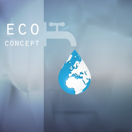 Abstract ecology business template. Vector illustration.のイラスト素材