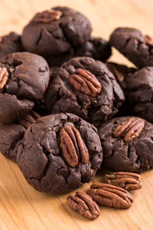 Dark Chocolate - Chocolate Chip cookies are a very tasty treat for any holiday treat.の写真素材