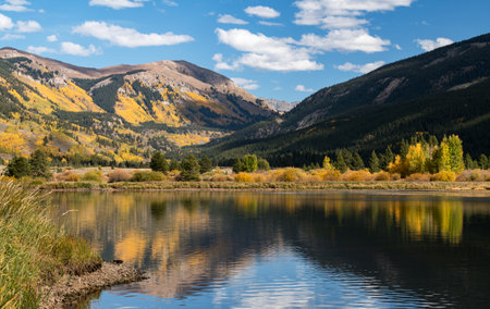 Camp Hale-Continental Divide National Monument offers historic, prehistoric, natural and recreational areas in central Colorado.の写真素材