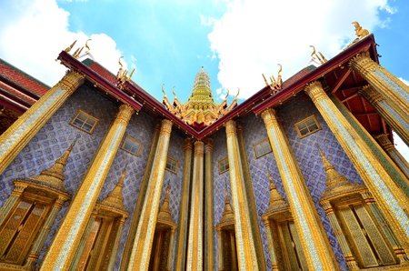 Chapel in the Emerald Buddha Templeの写真素材