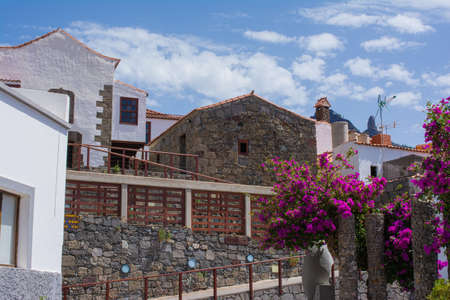 Colorful Tejeda, Canary Islands, Spainの写真素材