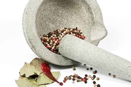 Mortar and pestleの写真素材