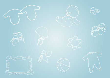 Baby - it is a girlのイラスト素材