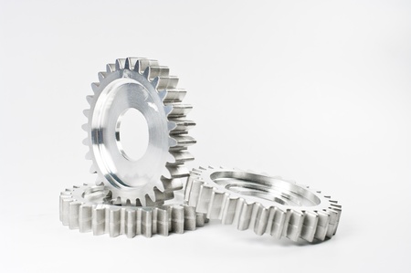 Three gear-wheelsの写真素材