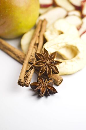 Apple and spiceの写真素材