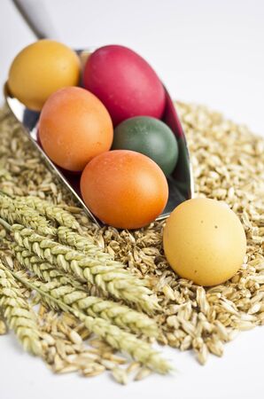 Easter eggsの写真素材