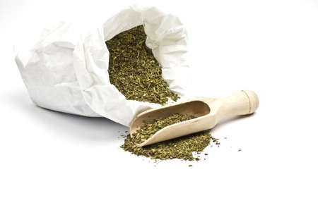 Sack with savoryの写真素材