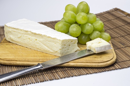 Dessert with camembertの写真素材