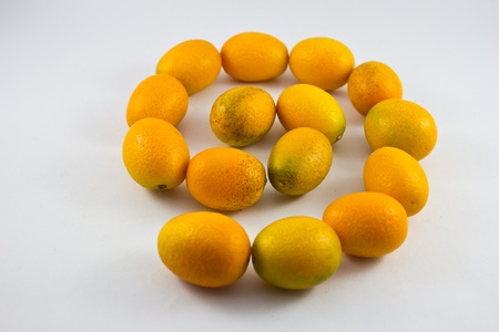 Orange fruit isolated . oranges on white background, No. oneの写真素材