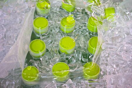 Water bottle in case ice