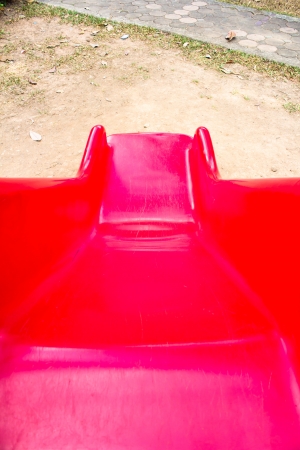 slide playground in the parkの写真素材
