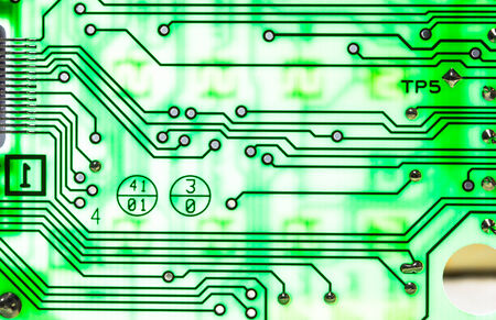 macro photo of electronic circuitの写真素材