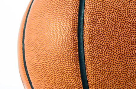 Basketball isolated on a white backgroundの写真素材
