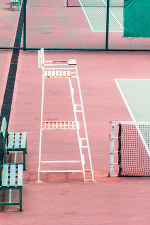 Outdoor tennis courtsの写真素材