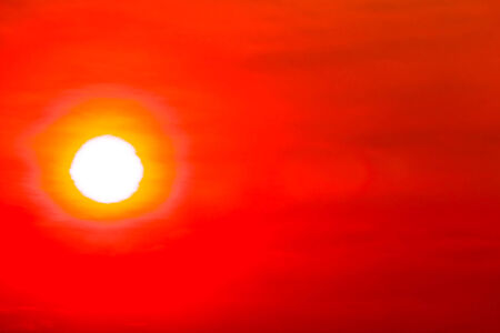 beauty sunset over seaの写真素材