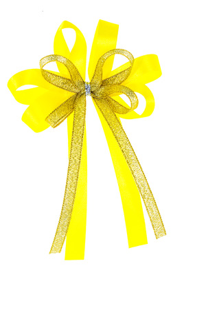 ribbon on white backgroundの写真素材