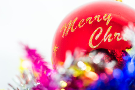 Close up Christmas decorationの写真素材