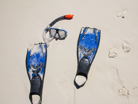 Snorkelling on siam bay PhuketThailandの写真素材