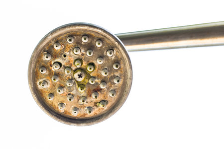 Photograph of a shower headの写真素材