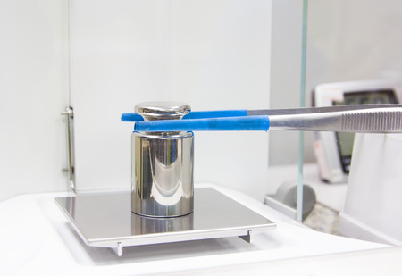 weight measure on the electronic balanceの写真素材