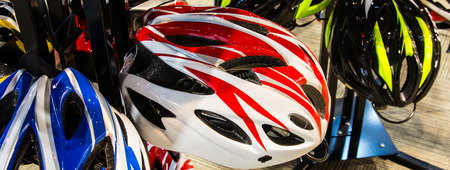 Bike helmetの写真素材