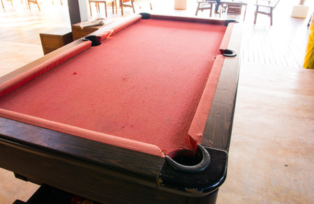 old pool table