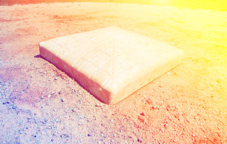 base on infield of a baseball field