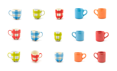 cup on white backgroundの写真素材