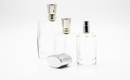 Empty perfume bottlesの写真素材