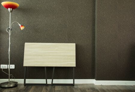 Interior living room with tableの写真素材