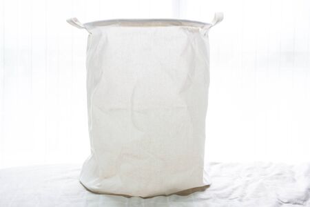 Empty laundry basketの写真素材