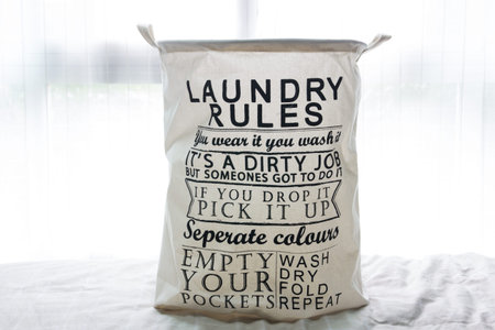 Empty laundry basket