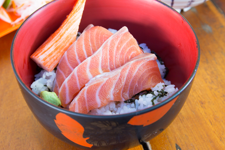 japanese food sashimiの写真素材