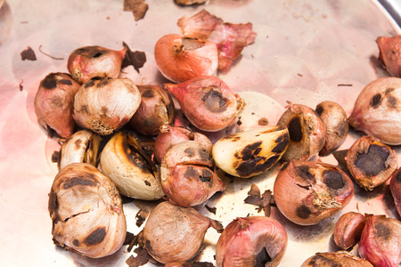 Roasted onionの写真素材