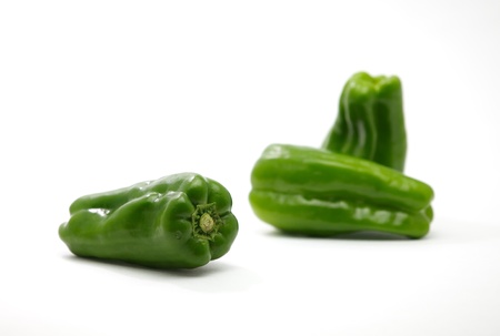Green ball pepperの写真素材