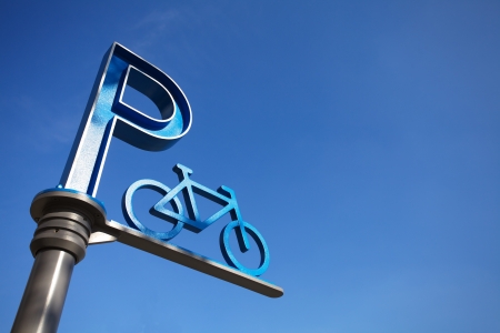 Bicycle parkingの写真素材
