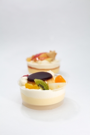 Fruit puddingの写真素材