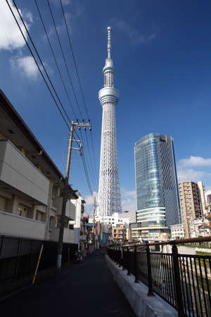 Tokyo sky treeのeditorial素材