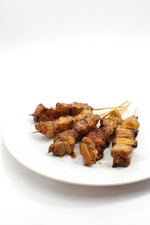 Yakitori Grilled Chicken の写真素材