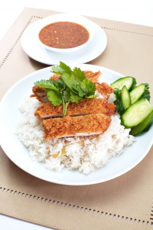  Roasted chicken riceの写真素材