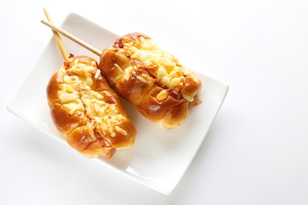 Corn Hot Dogsの写真素材