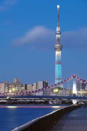 Tokyo sky treeのeditorial素材