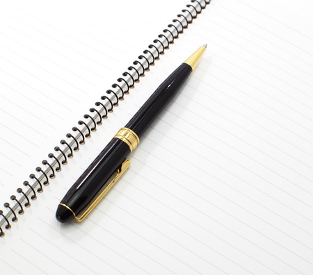 Opened note bookの写真素材