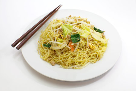Chinese fried noodles 