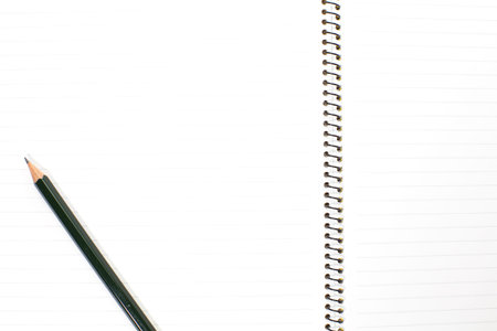 blank realistic spiral notepad notebook