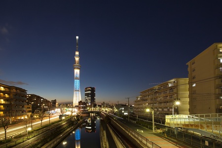 Tokyo Sky tree のeditorial素材