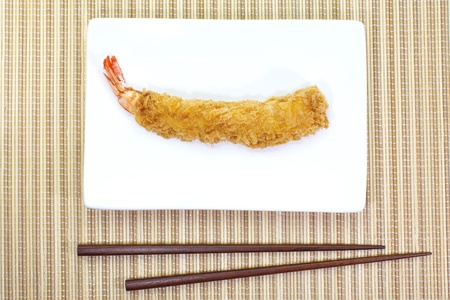 Fried shrimp の写真素材