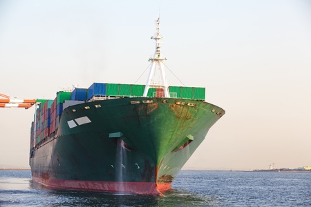 Large container shipの写真素材
