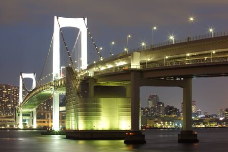 Rainbow Bridge in Tokyoの写真素材