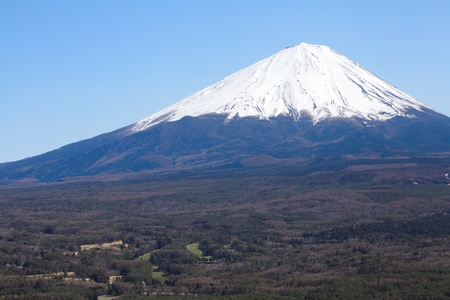 Mountain Fuji in spring の写真素材